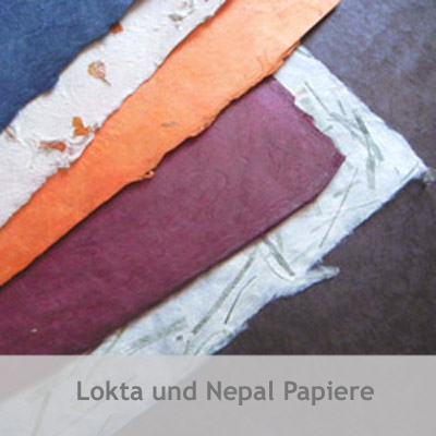 Lokta- und Nepalpapiere