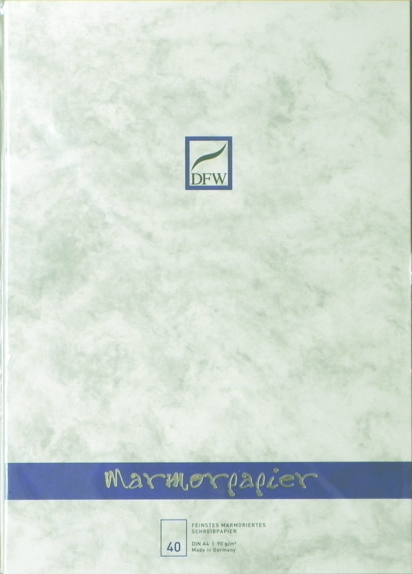 Marmorpapier, 40 Blatt DIN A 4, Bogenpackung