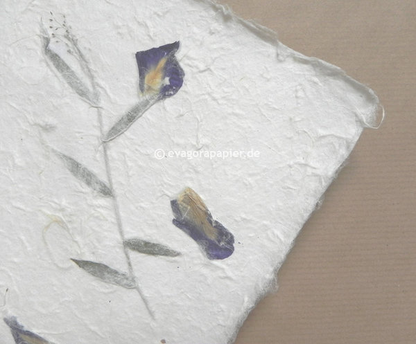 Kozo Papier, Lilien - Bogen 55 x 75 cm