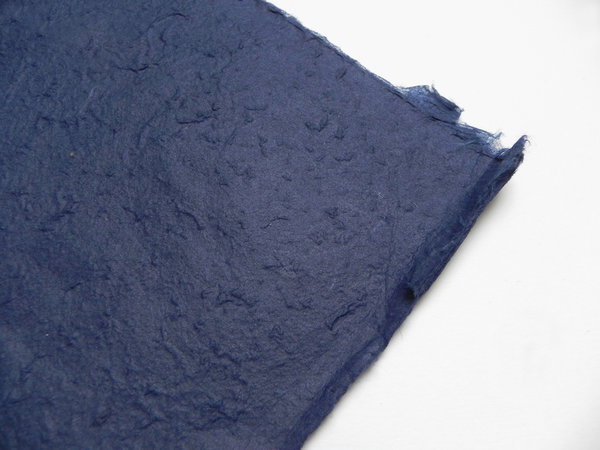 Kozo Papier, blau - Bogen 55 x 75 cm